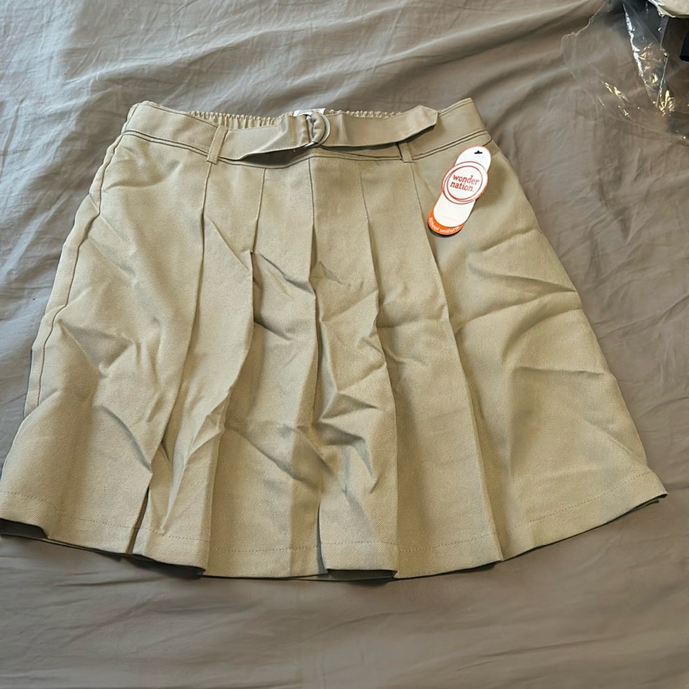 These is a khaki, skort, from “wonder nation”.